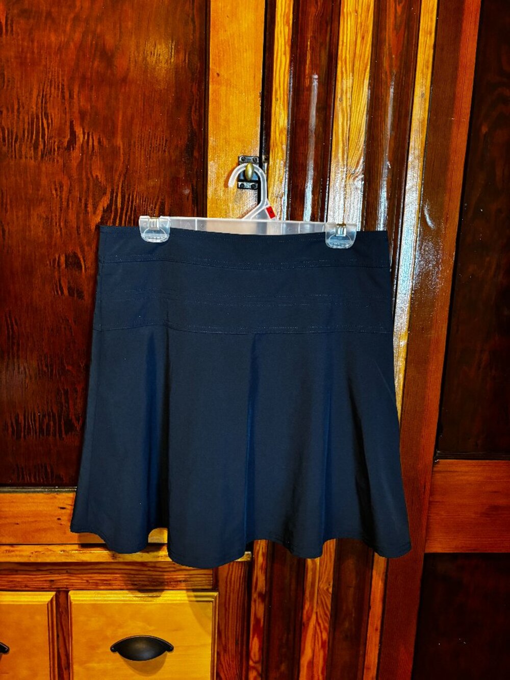 IZOD Golf Skort Dark Navy Blue w/ Side Zipper Size 8